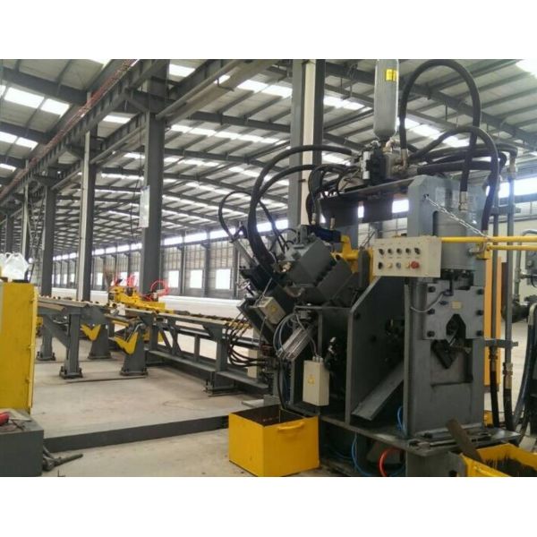 Multiple Cooling Method CNC Angle Steel Processing Line With Punching Shearing Marking Functions