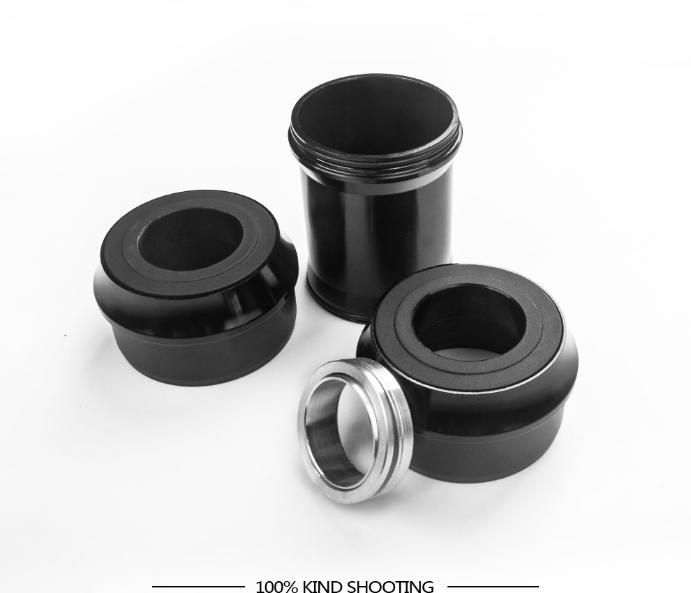 Aluminum Alloy Mountain Road 3 Piece Bike Bottom Bracket Replacement PF30