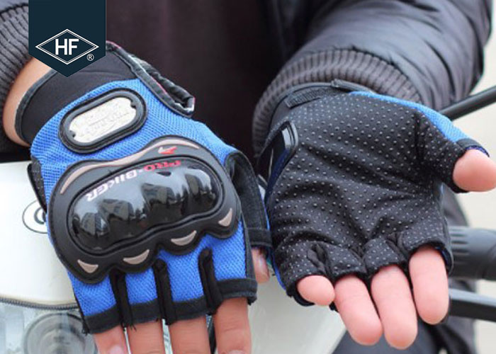 Full Size Aftermarket Riding Accessories Half Finger Summer Motorcycle Gloves