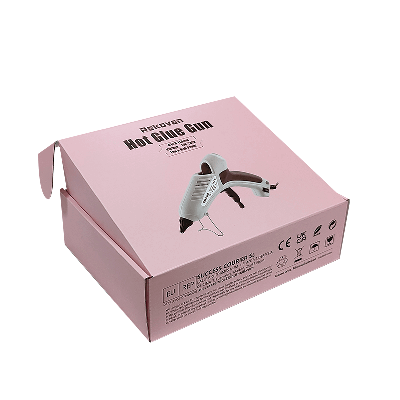 Custom Size Glossy Finish Cardboard Box for Shipping Apparel ' Preferred Selection