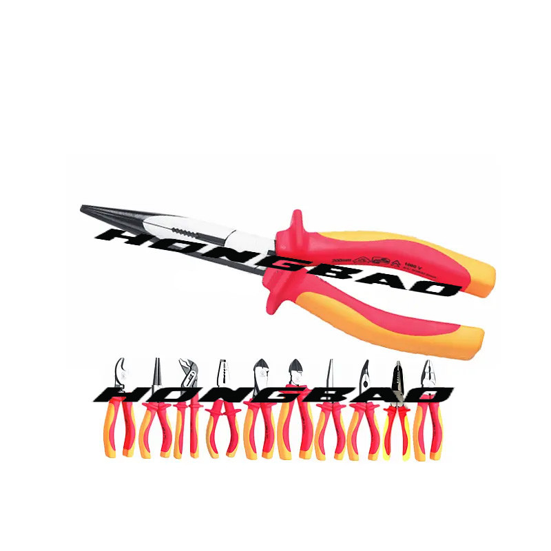 9.5" 1000 Volt Insulated Tool Set 5-Piece Kit D4 Heavy Duty Plumbing Tool Vde Water Pump Pliers
