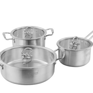 Wholesale Caterers Set of Cooking Pots Non Stick Stainless Steel Cookware for Kitchen from china suppliers