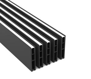Wholesale Ultra Thin Suspended 18*96.5mm LED Strip Aluminium Profile End caps from china suppliers