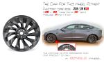 20" Front BLACK Wheel For 21 22 Tesla Model 3 OEM Quality Replacement Rim 95135
