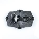 Men'S Fashion Custom Made Belt Buckles Motor Cycle Style Sheriff Belt Buckle