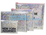 Cosmetic Makeup Bubble Slider Zipper Bags, Zip Padded Pouch For Beauty, Skin