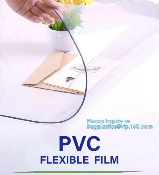 PVC Film, Super Clear, Factory Price Non-Sticky soft Vinyl PVC filexible Film,