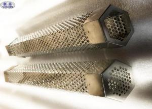 Wholesale Smoker Perforated Metal Mesh Tube Stainless Steel Hexagonal Anti - Acid from china suppliers