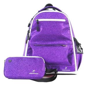 Wholesale Purple Sparkle Fashion Sports Backpack Cheerleading Backpack Personalized from china suppliers
