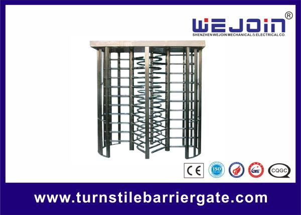 Subway , Metro Turnstile Entry Systems / Stainless Steel Controlled Access