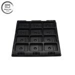Manufacturer Customized Large PS Electronic Plastic Tray, 12-Grid High Hardness