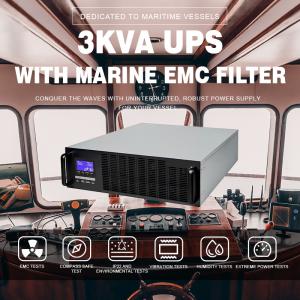 Wholesale Professional rack mounted high-frequency 230V 3KVA single-phase 9px marine online UPS backup power supply from china suppliers