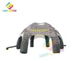 6 Legs Grey Inflatable Spider Dome Tent For Outdoor Events Party Waterproof