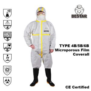 Wholesale OEM Type 456 Disposable Body Suit 3xl Disposable Coveralls for Painting Spray from china suppliers