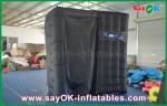 Photo Booth Props Black Arc Shape Inflatable Photo Booth Enclosure Wholesale