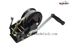 Wholesale 2500lbs Small Boat Hand Winch , Black Powder Finished Heavy Duty Manual Winch from china suppliers