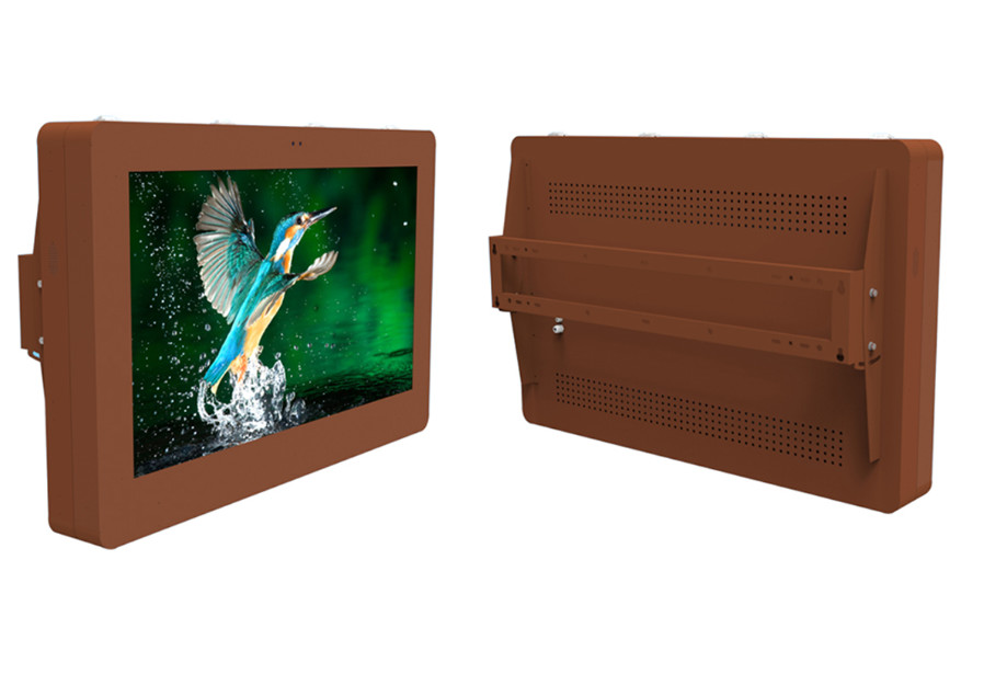 IP65 Brightness 2000 nits LCD Advertising Display Screen Wall Mounted