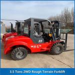 FD35-S 3.5 Tons 2WD Rough Terrain Forklift 3500KG