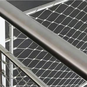 China Customized Handwoven Stainless Steel Wire Rope Net Anti Falling Mesh on sale