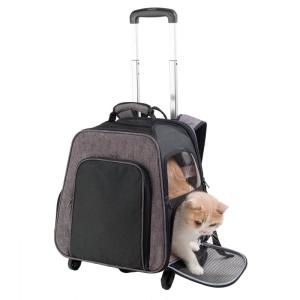 Wholesale Pet Trolley Suitcase Bag Large Space Silent Universal Wheel Folding Trolley Pet Bag from china suppliers