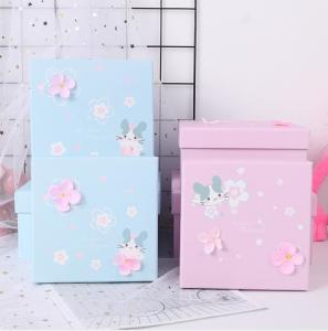 Wholesale Square Paper Lid And Base CMYK Printing Gift Box Packaging from china suppliers