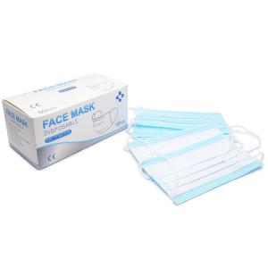 Wholesale White Blue Disposable Medical Face Mask Customized Colors And Logos from china suppliers