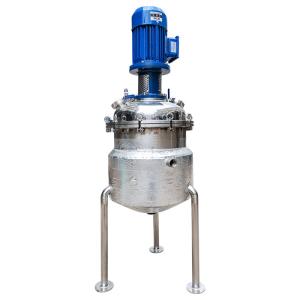 Wholesale Polished Stainless Steel Mixing Tank with Manual Top Discharge from china suppliers