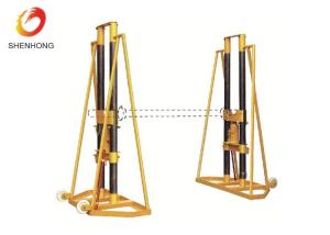 Wholesale 10 Ton Hydraulic Cable Drum Jacks Cable Jack Stand For Releasing Cables from china suppliers