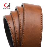 130cm Length Men's Leather Belt Non Perforated Export Business Belt PU