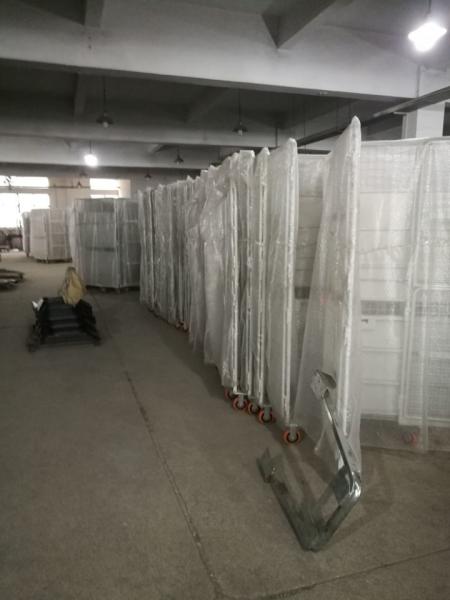 Easy Installation Roller Cage Trolley , Cage Trolley With Shelves Moisture