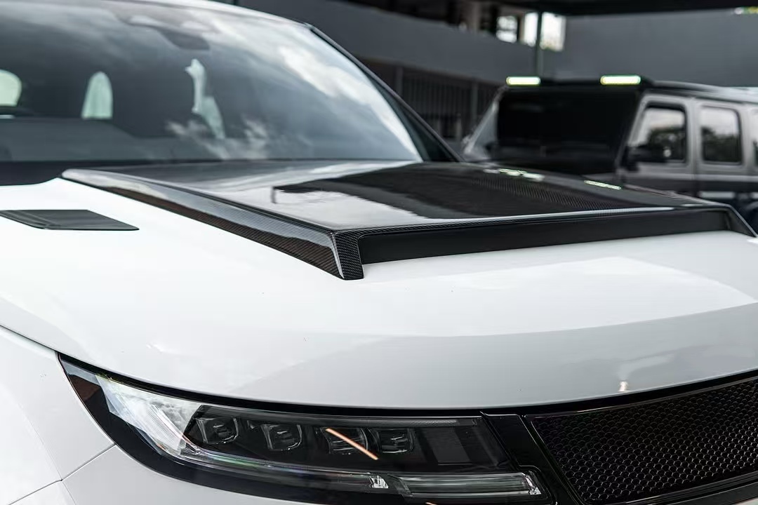 Carbon Fiber Range Rover Sport Body Kit LM Style Front Lip Car Wheel Arch