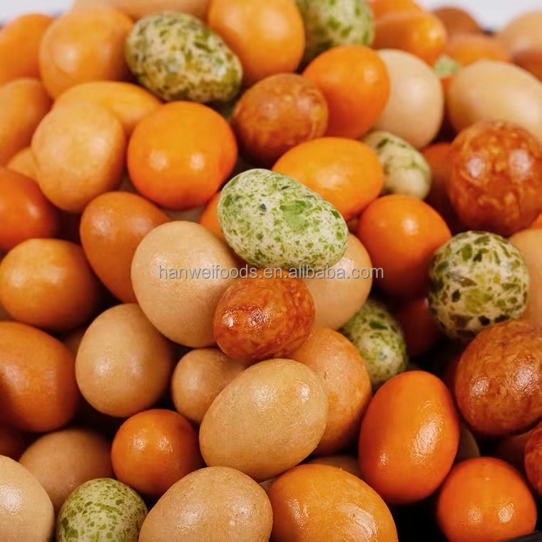 High Quality Crispy Multi-flavored Peanuts Crackers Healthy Mixed Nut Snacks Spicy Sesame Peanut