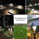 Customized Courtyard Solar Led Driveway Lights Outdoor With 4000mAh Battery