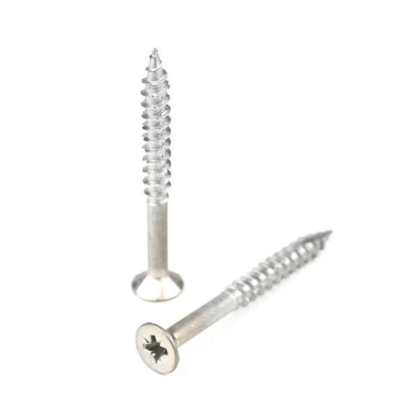 SUS410 Pozidriv 50mm Flat Head Chipboard Screw for Cement Fiberboard Installatio