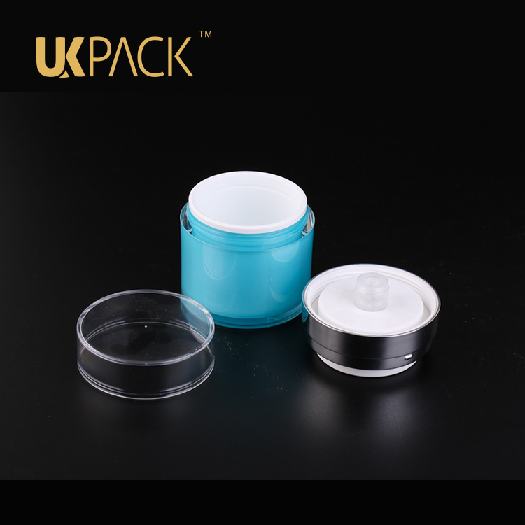 Promotional packing double-wall Airless cream design luxury cream make up jar