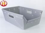Recyclable Grey Corrugated Plastic Totes Impact Resistant