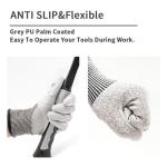 Custom Logo PU Safety Gloves Cut Protection Industrial Work Gloves Anti Cut