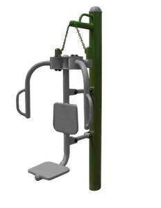 Wholesale outdoor crane sports fitness equipment galvanized steel chest trainer from china suppliers
