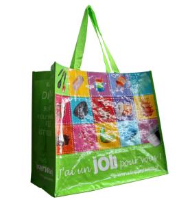 Wholesale Washable PP Woven shining coated 140gsm Shopping Bags for brand promotion from china suppliers