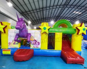Wholesale Unicorn Jumping Castle Inflatable Bouncer Slide For Festival Activity from china suppliers
