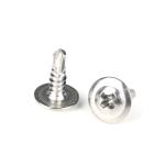 ZINC Finish Stainless Steel Phillips Wafer Head Self Drilling Screws for Wood