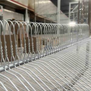 Wholesale 16-inch Painted Golden Laundry Wire Hanger, 1.9mm Diameter for Dry Cleaners from china suppliers