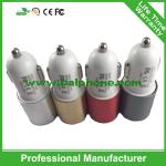 aluminium alloy 2 USB car charger 5V 2.1A multiple colors available