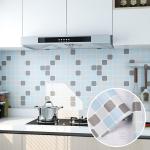 PVC Mosaic Tiles Design Wallpaper for Apartment Bathroom Decoration 3d Wall