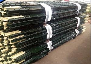 Wholesale Black Heavy Duty 1.25 Ib/Ft Steel Studded T Post Powder Coated from china suppliers
