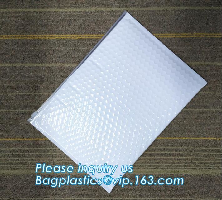 Holographic Zipper Slider Zip Lock Bubble Bag,Cosmetic Zipper Bag/Rose Gold Slider Bubble Bag with Logo,Slider Bubble Zi