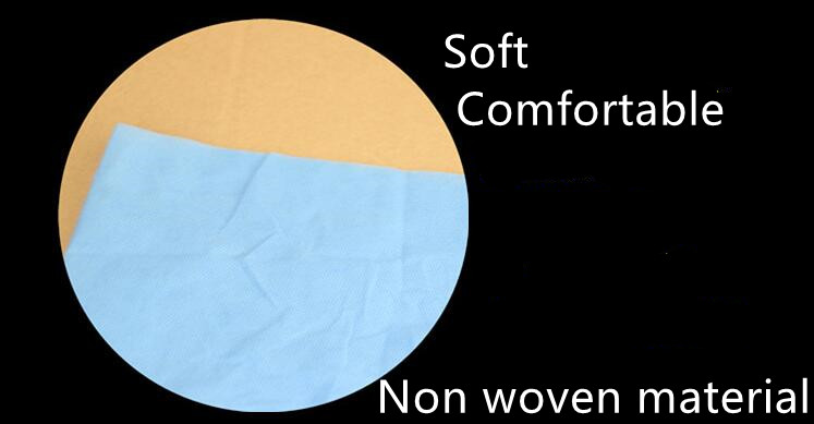 Blue Nonwoven Disposable Spa Wear Massage Ladies Kimono Robe