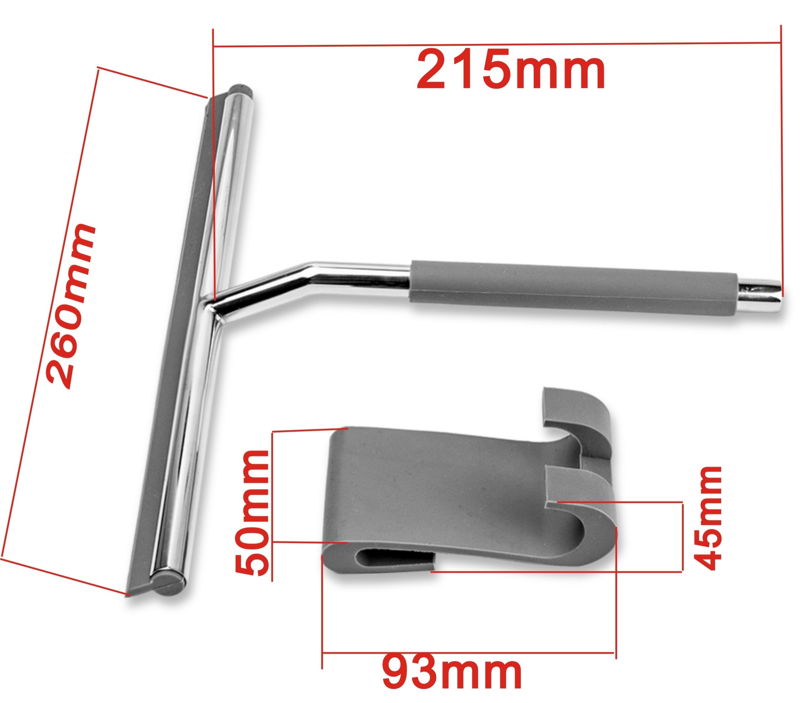 Small Stainless Steel Shower Glass Scraper
