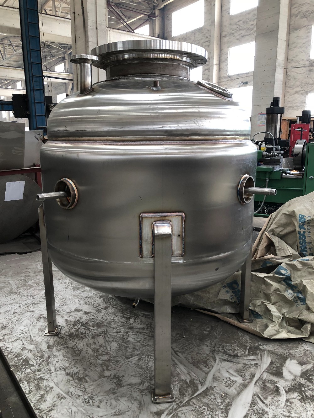 1000L Batch Reactor In Pharmaceutical Industry Carbon Steel Material