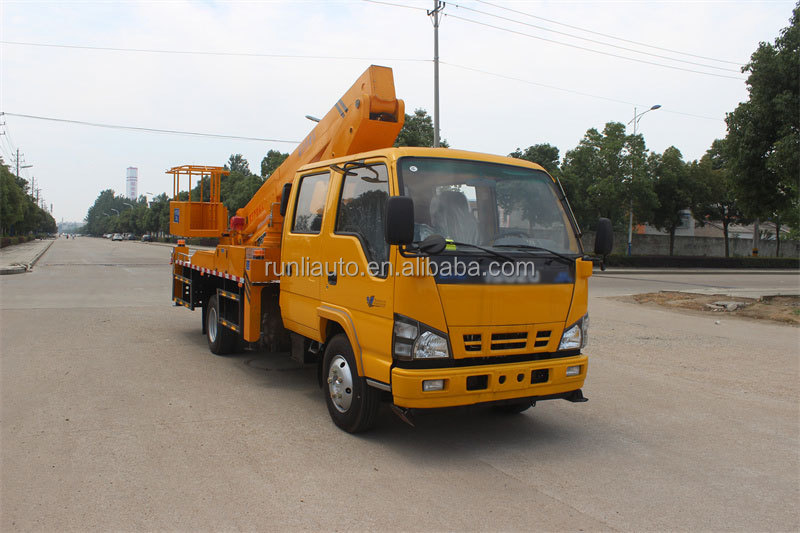 Good Quality Famous Chassis Double Row 22m diesel Mounted Aerial Work Platform Truck